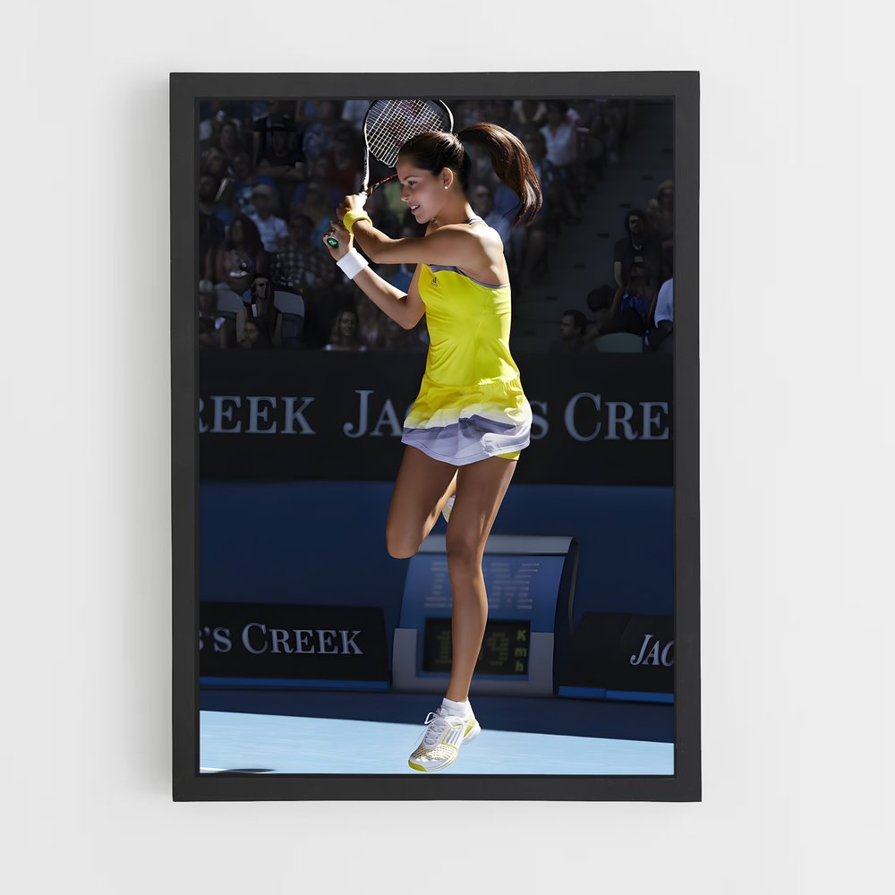 Poster Ace in Yellow – affiche Tennis (vue 2)